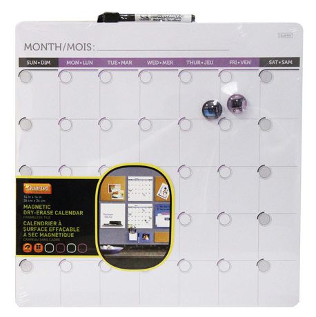 Magnetic Dry Erase Calendar