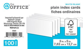 Plain Index Cards