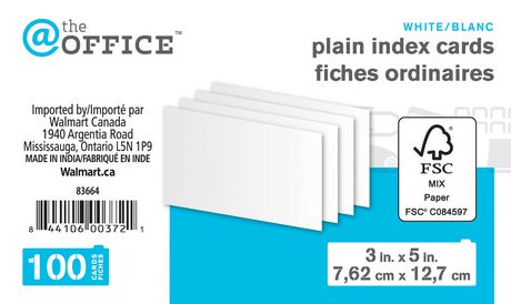 Plain Index Cards