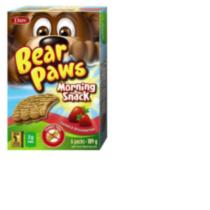 Dare Bear Paws Morning Snack Cereal & Strawberry Cookies