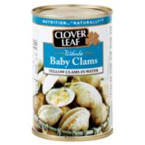 Clover Leaf Whole Baby Clams 142g