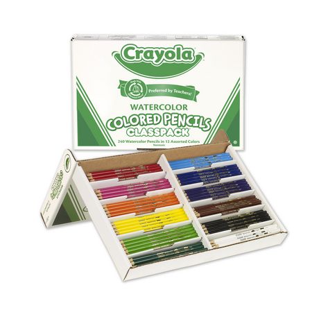 Watercolour Coloured Pencils Classpack