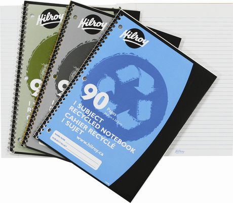 1 Subject Recycled Notebook