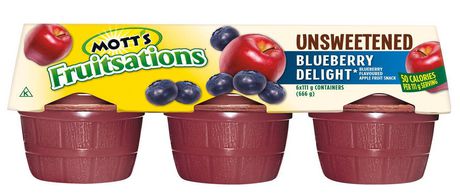 Mott’s Fruitsations Unsweetened Blueberry Delight Apple Sauce
