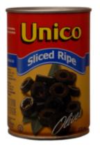 Unico Sliced Black Olives
