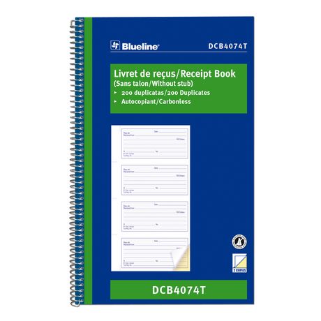 Receipt book