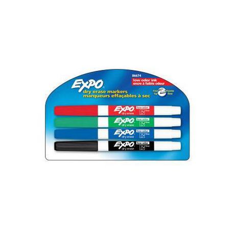 Low Odour Fine-Point Dry-Erase Markers