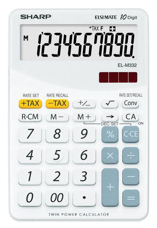 SHARP ELM332BWH Desktop Calculator