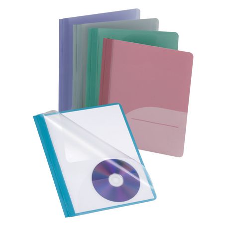 Clear Front Report Cover with Pocket