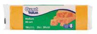 Great Value Medium Cheddar Cheese