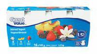 Great Value Stirred Yogurt Variety Pack