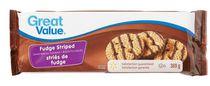 Great Value Fudge Striped Shortbread Cookies