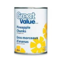Great Value Pineapple Chunks in Pineapple Juice