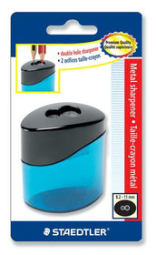 Metal Oval Double Holer Sharpener