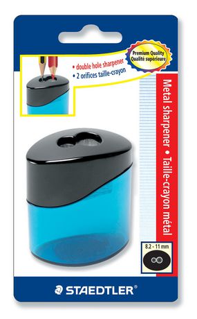 Metal Oval Double Holer Sharpener