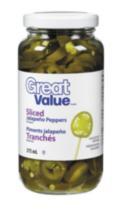 Great Value Sliced Jalapeño Pepper Rings