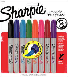 SHARPIE BRUSH TIP ASSORTED