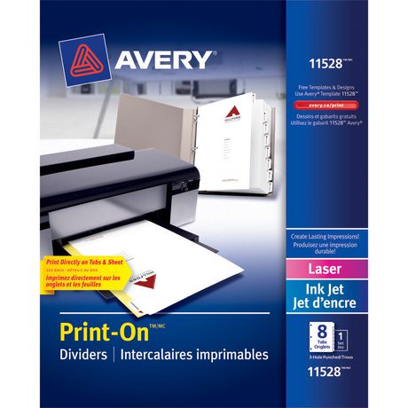 Print-On Dividers