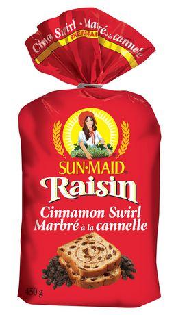 Sun-Maid® Raisin Cinnamon Swirl Bread