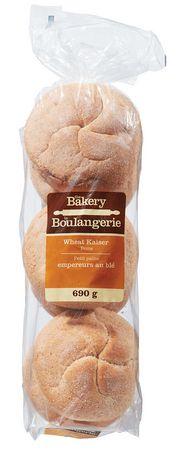The Bakery Wheat Kaiser Buns