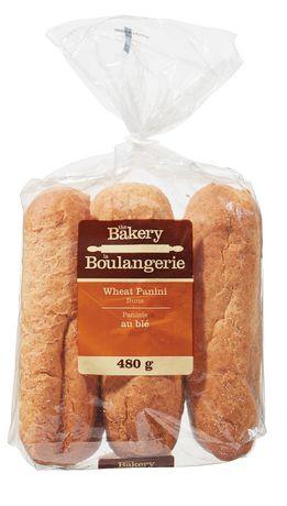 The Bakery Wheat Panini Buns