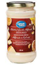 Great Value Roasted Garlic Alfredo Pasta Sauce