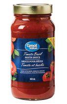 Great Value Tomato Basil Pasta Sauce