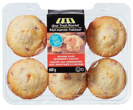 Your Fresh Market Orange Filled Cranberry Muffins
