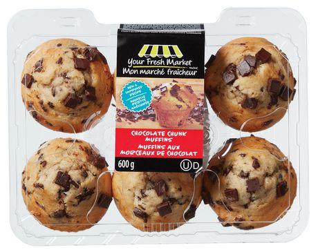 Your Fresh Market Chocolate Chunk Muffins
