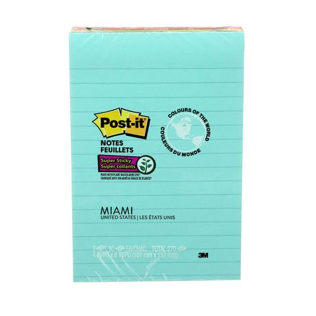 Post-it Super Sticky Notes