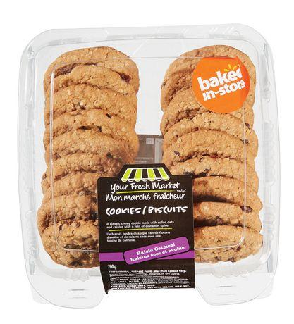 Your Fresh Market Raisin Oatmeal Cookies