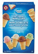 Great Value Ice Cream Mini Cups