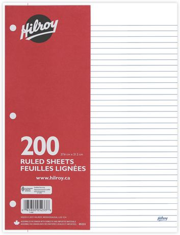 Refill Paper Ruled