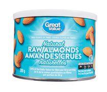 Great Value Natural Raw Almonds