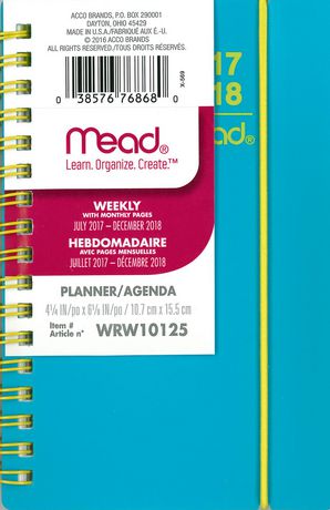 Colour Pop Pocket Weekly/Monthly Poly Planner