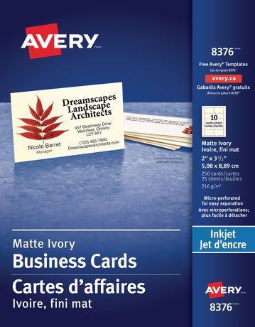 Micro-Perforated Business Cards