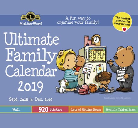 2019 Ultimate Family Calendar – Small
