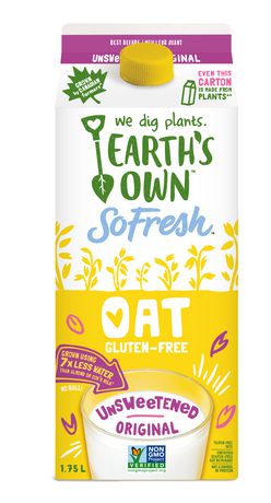 Earth's Own So Fresh Oat Unsweetened Original