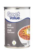 Great Value Beef Style Original Chili with Meat