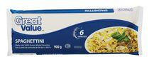 Great Value Dry Pasta Spagettini