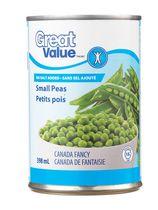 Great Value No Salt Small Peas