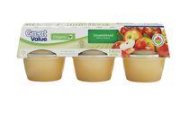 Great Value Organic Unsweetened Apple Snack