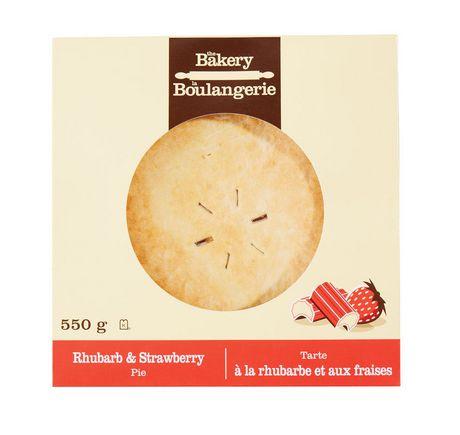 The Bakery Rhubarb and Strawberry Pie