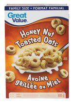 Great Value Family Size Honey Nut Toasted Oats