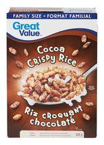 Great Value Family Size Cocoa Crispy Rice