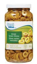 Great Value Sliced Green Olives