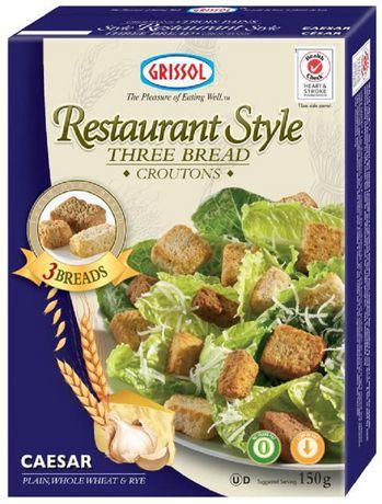 Boulangerie Grissol 3 Bread Croutons Caesar Baguettes