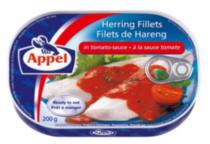Tomato Herring Filets, 200 g