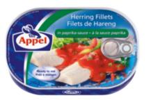 Paprika Herring Filets, 200 g