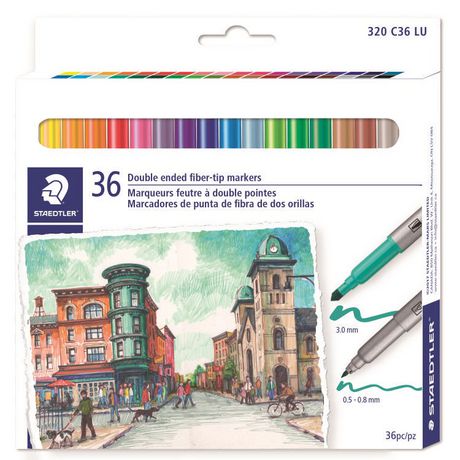 Double Ended Fiber Tip Markers